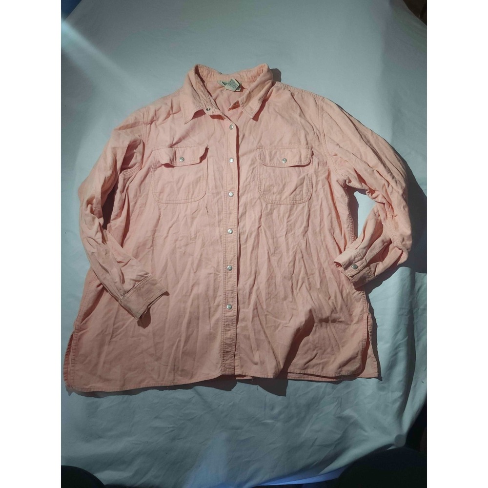 Vintage 90s Avenue Blues Button‎ Up Womens 18/20 Pink Pastel Coastal Grandmacore
